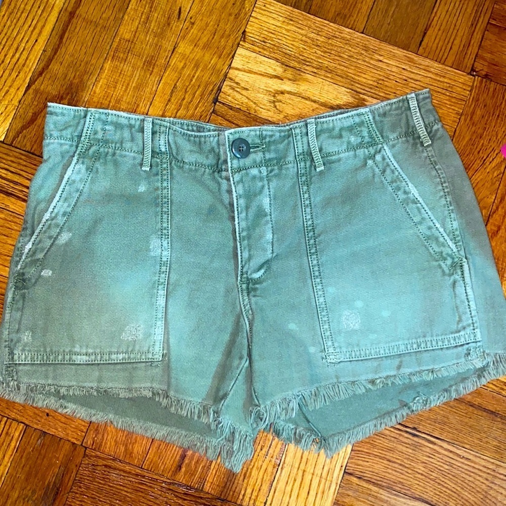 American Eagle green shorts size: 0